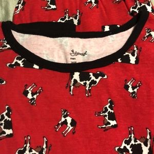 Love Cows? Your gonna love these cotton PJS.